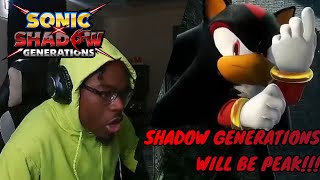 SHADOW GENERATIONS WILL BE PEAK!! | Sonic X Shadow Generations - Kingdom Valley Gameplay REACTION