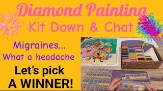 Diamond Painting Kit Down & Chat - Migraine Medicine - Winner winner chicken dinner!