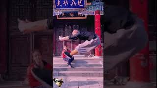 Shaolin Monk Does the "Impossible" Jump       tiktok kungfufollowing