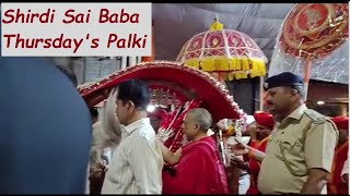 Sai Baba's Palki Procession at Shirdi | Sai palki sewa | Shirdi Sai Baba Thursday Palki