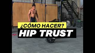 CÓMO hacer HIP THRUSTS con barra | Paso a paso para principiantes