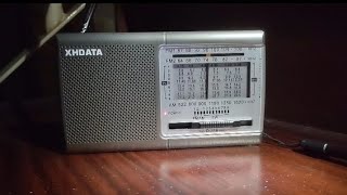 XHData D-219 shortwave radio listen - 09Aug2023