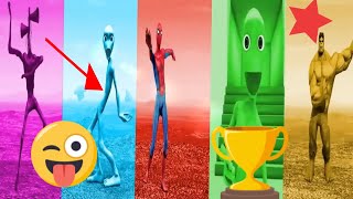 Dance Challenge Dame Tu Cosita Vs Spiderman Vs Patila Vs Me Kemaste Alien Green Dance