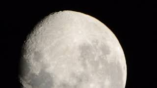 Moon through telescope