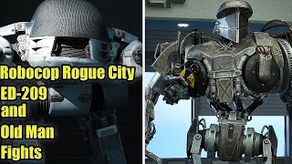 Robocop Rogue City: ED-209 and Old Man Fights + Ending. PC, 4K/120hz