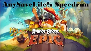 (wr) Angry Birds Epic | AnySaveFile% Speedrun (1:09:10)