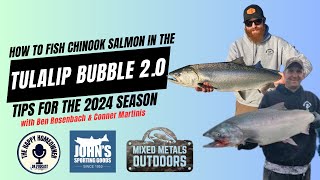 How To Fish Chinook Salmon In The Tulalip Bubble In 2024 With Ben Rosenbach and Conner Martinis