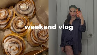 halloween weekend vlog: costume prep, hair appt, garage try on haul, grwm for spooky party