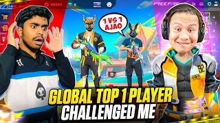 Global Top 1 Player Karan Bo5 Challenged Me 😱 Huzai Vs Karan Bo5 Top Player - Garena Free Fire