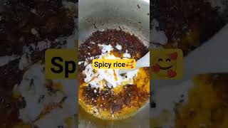 Spicy rice| Rice recipe| pulao #shorts #youtubeshorts #viral #foryou #ricerecipe #rice #pulao