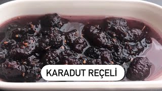 KARADUT REÇELİ,MEVSİMİNE UYGUN YAPABİLECEĞİNİZ EEN GÜZEL REÇEL💯👌🏻 @karadutreçeli