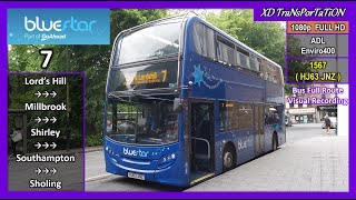 [Bluestar] 7 ~ Lord's Hill ➝ City Centre ➝ Sholing ➝ City Centre, Vicent's Walk