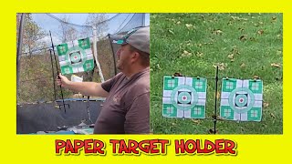 GREAT !! Paper Target holder unboxing and setup  by Allen