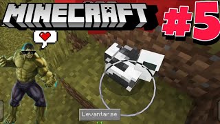 Minecraft #5 Domando Animales Salvajes y Una Pequeña visita al Pueblo.