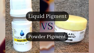 Liquid Pigment VS Powder Pigment || 5 Differences|| Resin Art|| Complete Explanation In Hindi ||RASA