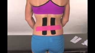 Kinesio Precut - Back Application Instructions