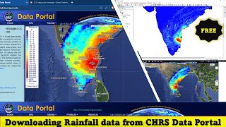 Downloading Rainfall data from CHRS Data Portal | Free Precipitation Data