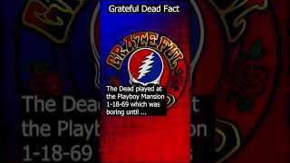 Crazy night at the #playboy mansion when you invite the #gratefuldead #facts 👍