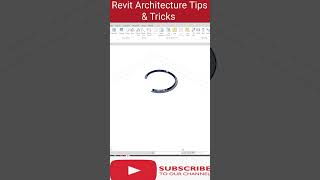 Revit Architecture Tricks & Tips | How To Create Railing In Ramp #revit #revitarchitecture #shorts