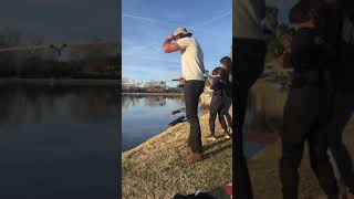 My BF helping a kid catch his first fish 🥹