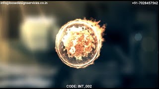 LOGO Animation | INTRO Animation | Fire & Water Splash Logo Intro