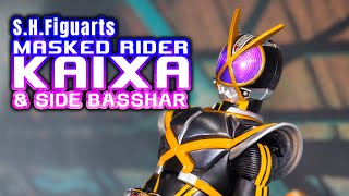 S.H.Figuarts MASKED RIDER KAIXA ＆ SIDE BASSHAR / 仮面ライダーカイザ display