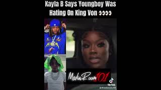 #kingvon sister #kaylab say #nbayoungboy was hating on #kingvon 👀 thoughts 🤔