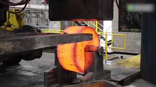 Dangerous Giant Heavy Duty Hammer Forging Process , Excellent Hydraulic Steel Forging Machines