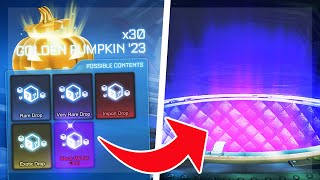 OPENING 30 *NEW* GOLDEN PUMPKIN '23 IN ROCKET LEAGUE!