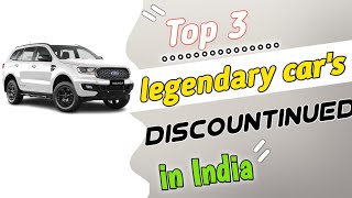 Top 3 legendary car's discountinued in India| #endeavour #dustar #shorts #automotivedesign