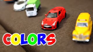 Учим цвета на английском с машинками. Learn Colors for Children with cars