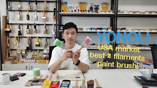 USA market best 2 filaments for paint brush