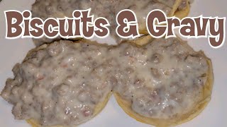 Copycat WhatABurger Biscuits & Gravy