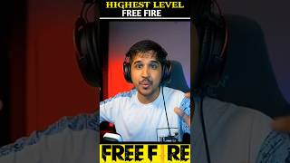 WORLD'S 😱 HIGHEST LEVEL ☠️IN FREE FIRE YOUTUBER'S ID 😯! #trending #freefire#youtube