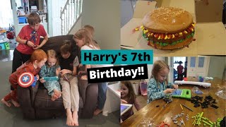 ICE CREAM FOR BREAKFAST | HARRY'S 7TH BIRTHDAY | Large Family of 14 Daily Vlog