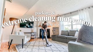 NEW CLEAN WITH ME 2021 + PACKING | WHOLE HOUSE Cleaning Motivation