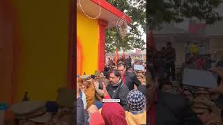 The Great Khali at Ramlala Mandir Kanpur ||#kanpurcity #shorts #rammandir #jaishreeram