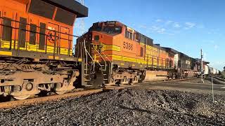 BNSF 5047 manifest H-FRSPAS North w/ NS - Elverta Rd