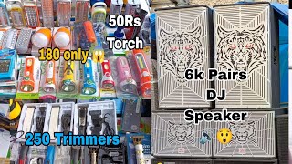 DJ Speaker Only 6000 Pairs 😱😱 | Chandni Market Kolkata | Lowest price Chandni Market