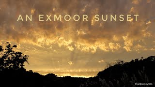 A brief Exmoor Sunset 🌅 to end the working week. A Panasonic HC-X2000 Camcorder 4K Time Lapse video