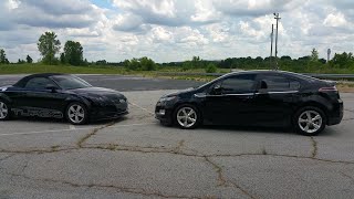 RACING - AUDI TT vs. CEVROLET VOLT !!!