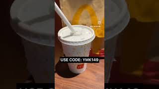 #ad Mcdonalds New Offer😍  Link in description  Code:YMK149. / Link in bio.