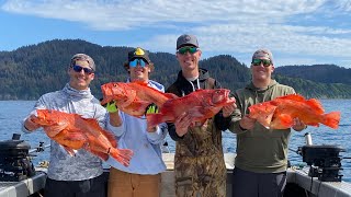 Alaskan Goldfish Catch Clean & Cook! (Yelloweye Rockfish Alaska Fishing)