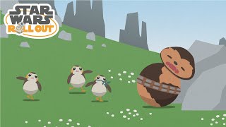 Star Wars Roll Out | Chewbe, i Porg, e la Creatura Marina - Capitolo 1 | Star Wars Kids Italia