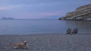 Παραλίες: Κομμός, Κόκκινη άμμος, Μάταλα/beaches: Kommos, Red Brach, Matala, Crete in  4K