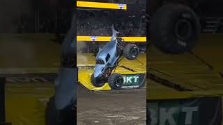 monster truck backflip in monster jam #viral #car #short #thar #scropio