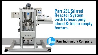 25L Stirred Reactor System with Telescoping Stand