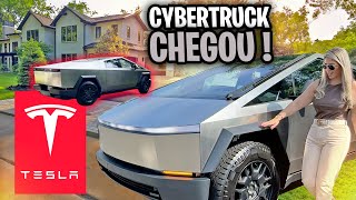 CHEGOU O NOSSO CYBERTRUCK @tesla