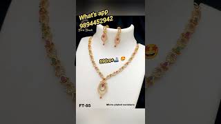 imitation jewellery#premiumqualitynecklace| what'sapp for booking 9894452942 #newfashionjewellery