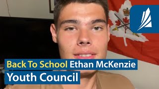 Back To School! Ethan McKenzie, Youth Council